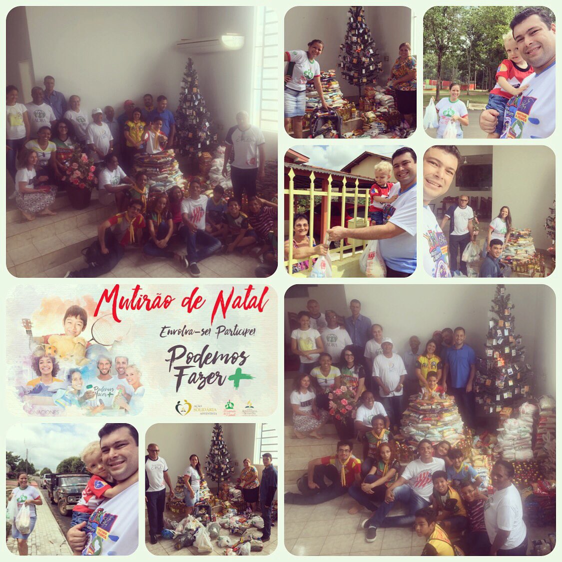 OthoniVinicius's tweet photo. Essa é parte do povo de Deus que saiu para arrecadar alimentos hoje em Ouro Preto do Oeste! #MultiraoDeNatal #iasd https://t.co/yTZI5sax9t
