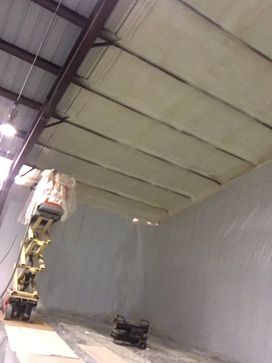 stnnorthpenn's tweet photo. Insulating the new training arena ⚽️ https://t.co/OJ2rQR6eT1