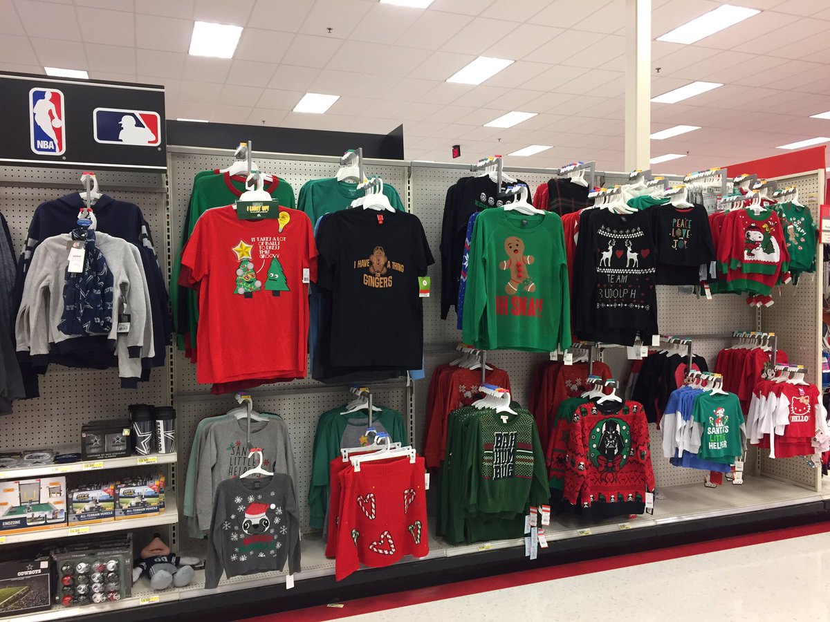 Chelschels26's tweet photo. Tis the season to wear ugly sweaters🎁🎄#VML #T2243 @CaitlinKorensek @JWortsmanTGT https://t.co/nygrQWeYEs