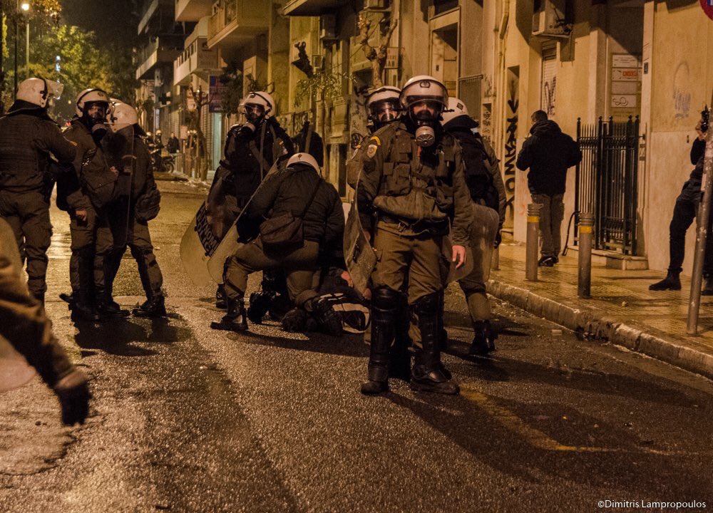 Souidos's tweet photo. #Irony of the day. The Greek police @hellenicpolice wishes happy #HumanRightsDay https://t.co/ccp0wOnbvW