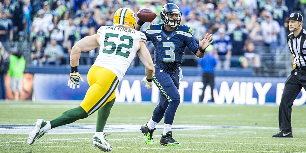 Permalink naar 🔑 matchups for #SEAvsGB 1. Russell Wilson vs. Packers pass ...