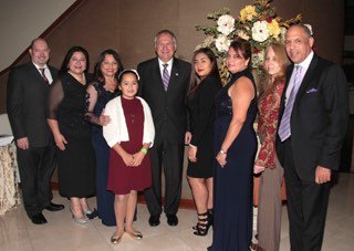 NCComptroller's tweet photo. At Hispanic #COCIHAC gala in #GlenCove honoring outstanding community leaders incl. Mayor #WayneHall Sr. #NassauNY https://t.co/JypS8cFhGU