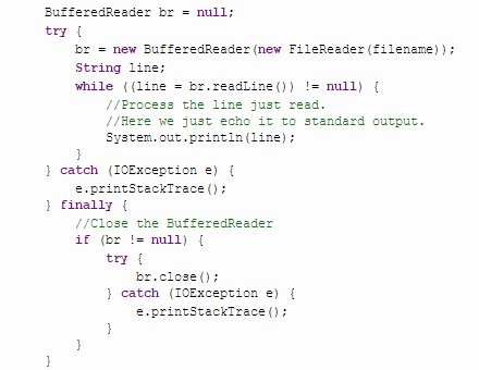 javadb_com's tweet image. How to read from a file with BufferedReader in #Java #programming 
wp.me/p4vIM7-Y
