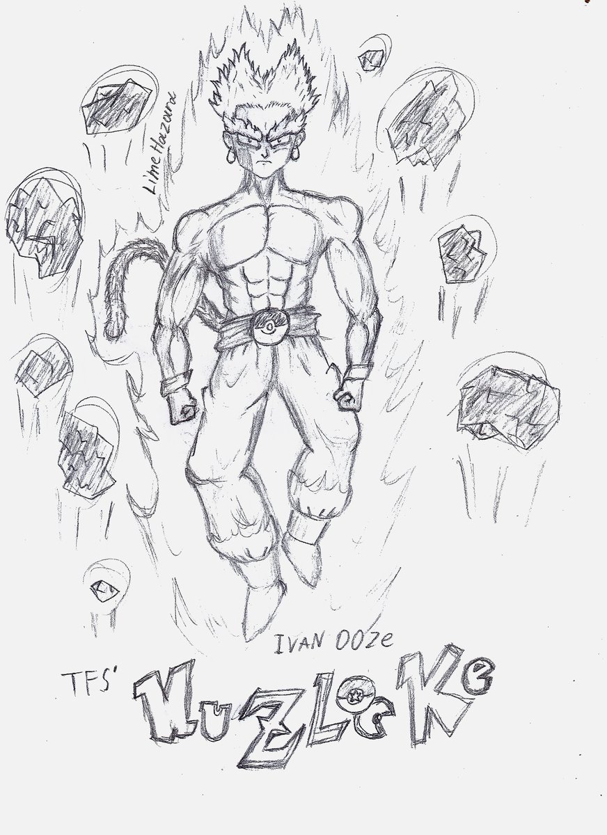kiraNSA_ One True Son Ivan Ooze uleashing Death Meteor! (Ancient Power)  Drew him as saiyan because, image size:872x1200
