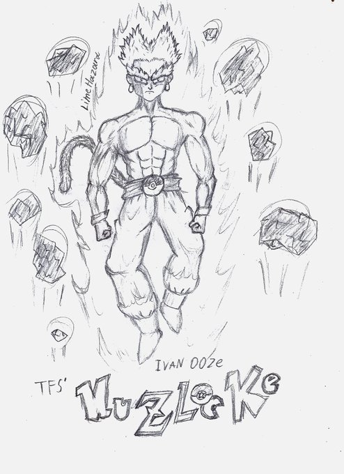 @kiraNSA_ One True Son Ivan Ooze uleashing Death Meteor! (Ancient Power) Drew him as saiyan because of the thumbnail in his last episode T_T 
