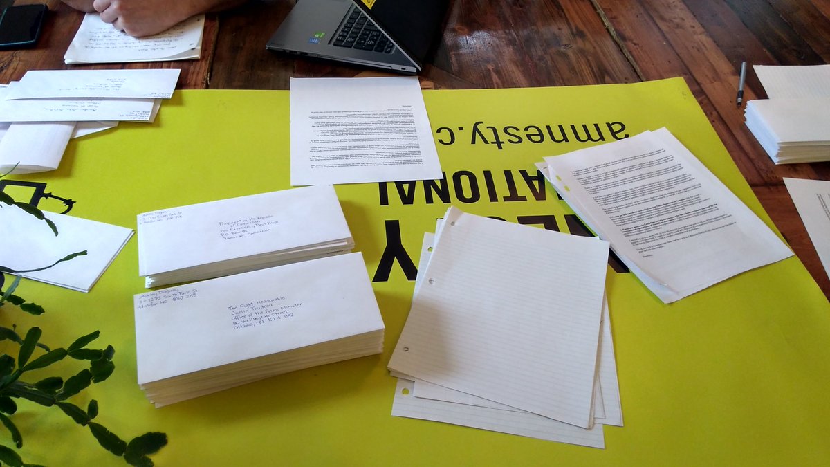 AmnestyByTheSea's tweet photo. Halifax #Write4Rights is over, but you can still participate online at writeathon.ca and #W4R16. @AmnestyNow #HumanRightsDay https://t.co/Pd8H6MRi3d