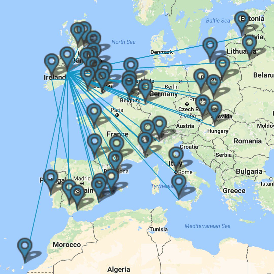 Paolo_Pilot's tweet image. This is what flying out of DUB looks like thanks to @rosterbuster.
#rosterbuster #flightmap
goo.gl/BCEfCl