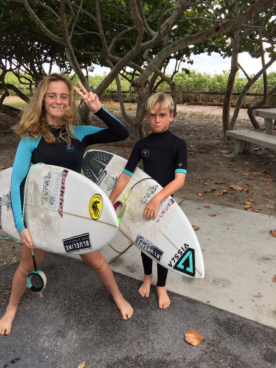 TeamCorbitt's tweet photo. Twinzies @vissla @XCEL_wetsuits #Jupiter #Florida https://t.co/PuYUkRZX9t