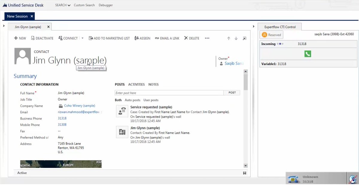 Expertflow's tweet image. #Expertflow releases CTI Connector btw Microsoft Unified Service Desk #msdyncrm and Cisco UCCX/ UCCE #CiscoCC : goo.gl/Bocscx