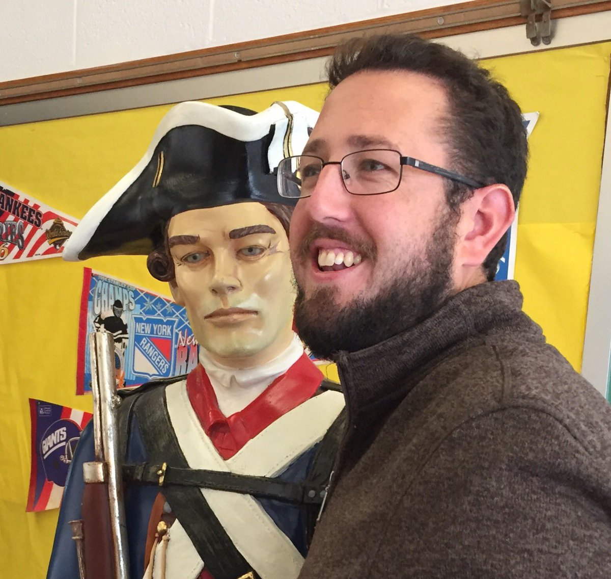 Mr Dorfman earns Patriot of the Week award! Gets to hang with Pat all week. Congrats! #ptap #patapscohs #workhardbenice