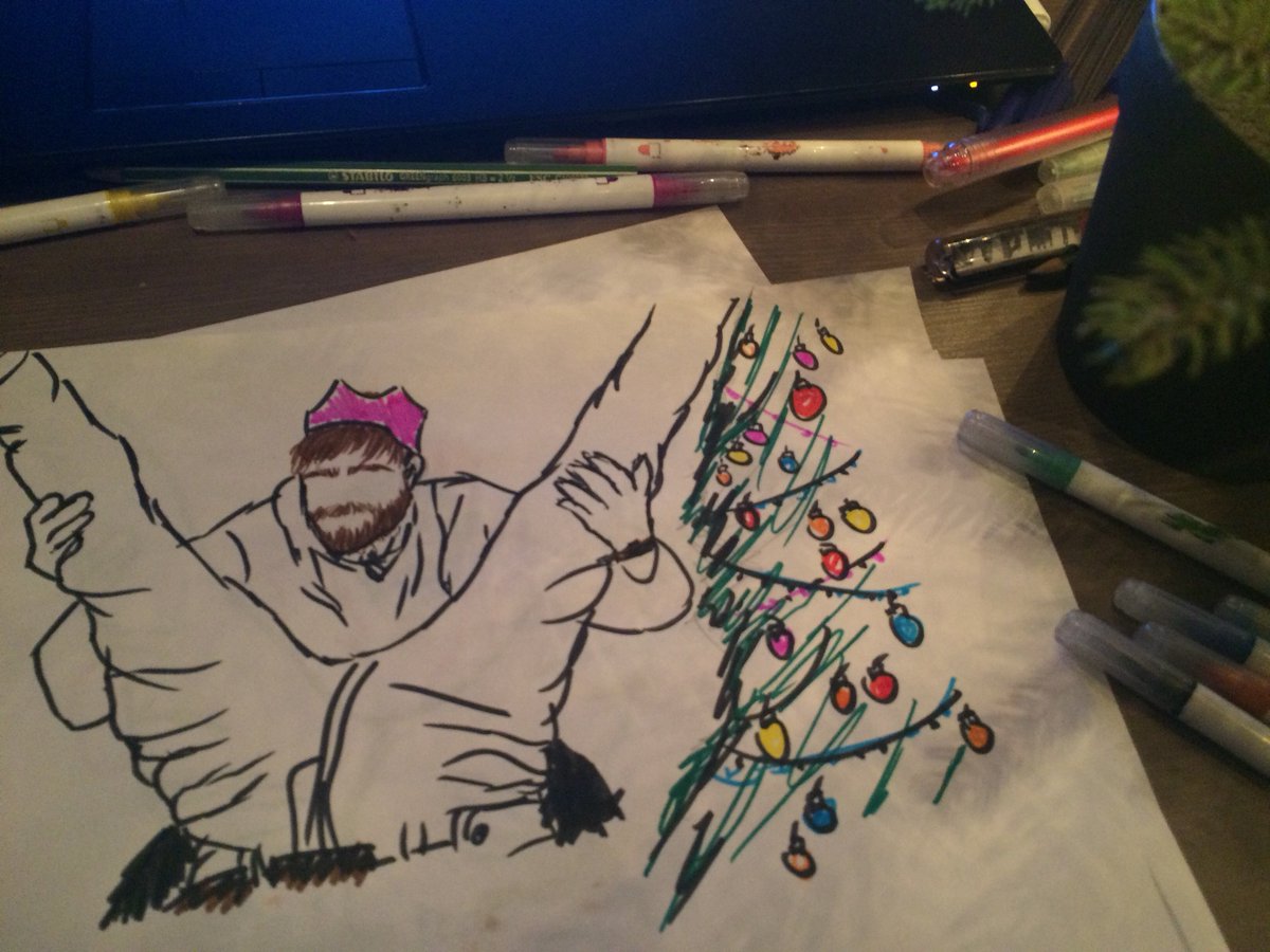 riplucidshit's tweet image. i'm insecure about it bc it's bad but i mean the spirit is there #cringemas