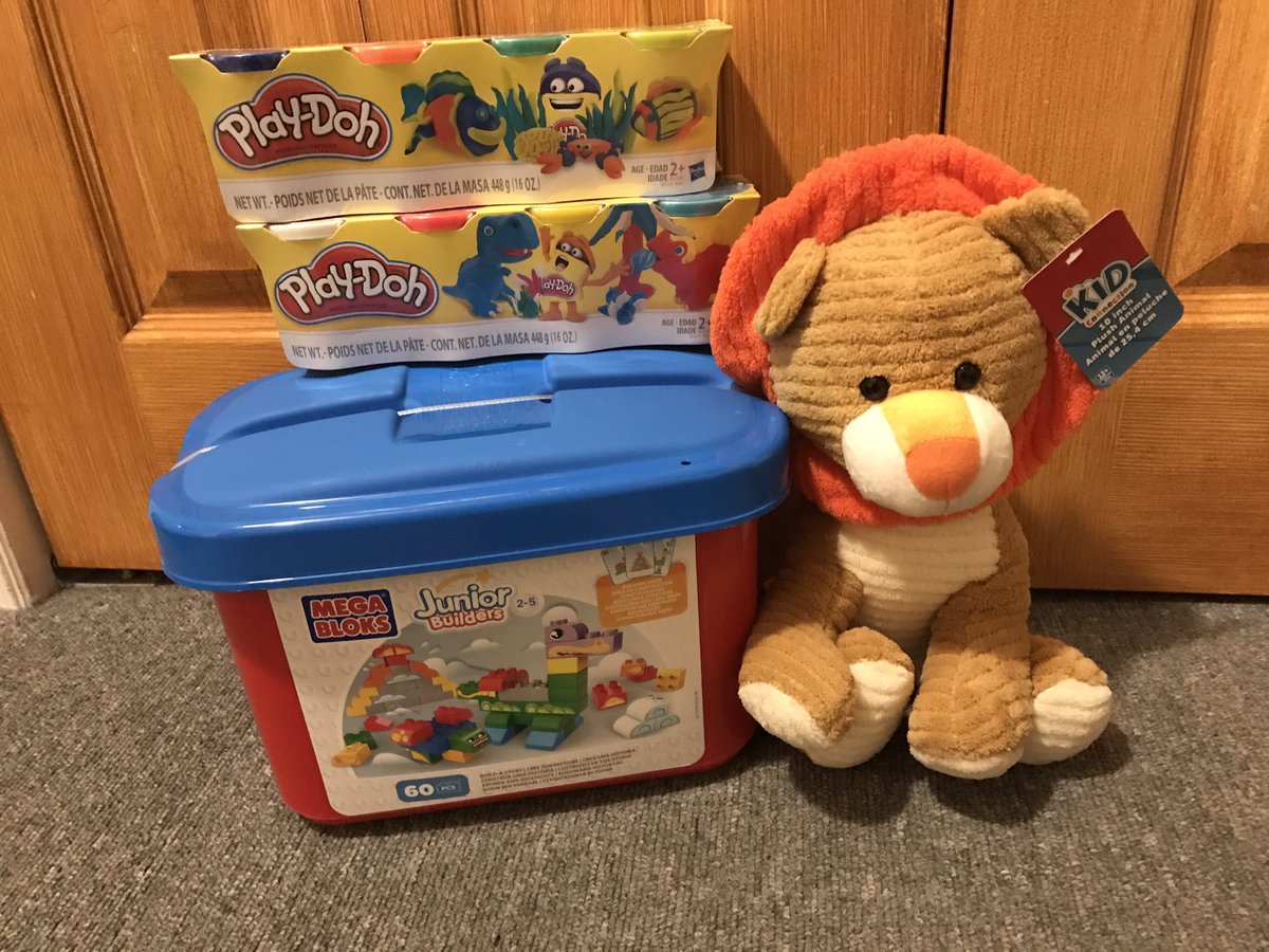Docbraces's tweet image. To #SpreadCheer, Lori picked up toys to donate to the "Toys for Kids" toy drive in Amherst, NS. Awesome job Lori!