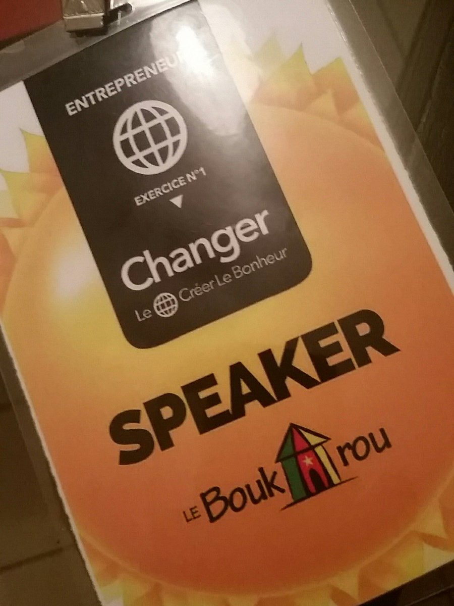 Thanks to <a href="/LeBoukarou/">#leboukarou10</a> for inviting me to speak tonight!