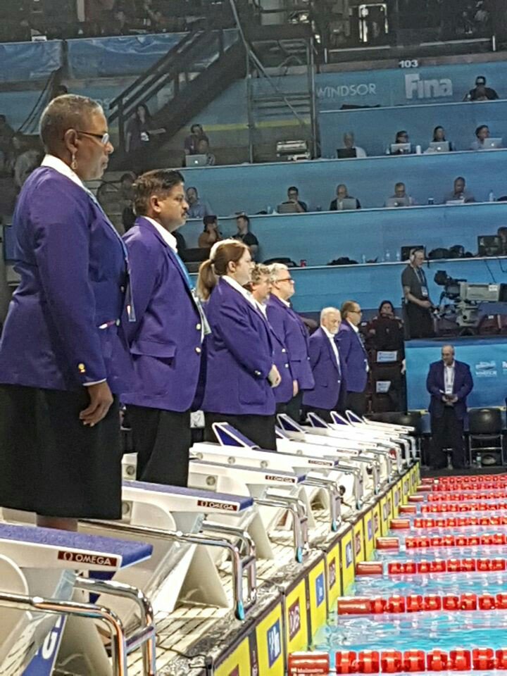 #FINA judges have been doing an exceptional job here at #FinaWindsor2016. Thank you for your involvement