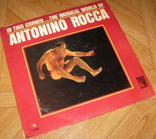 In This Corner...The Musical World Of #AntoninoRocca LP Record #WWEHOF #WWWF #ArgentinaRocca wrestlingmemorabilia.blogspot.com