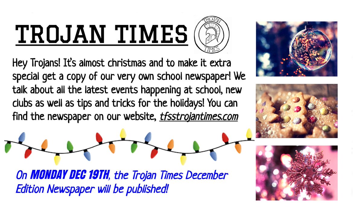TFSS Trojan Times (@tfsstrojantimes) on Twitter photo 