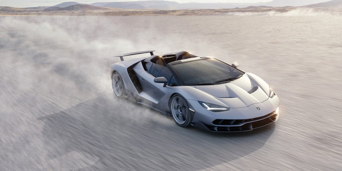 Lamborghini 2016 Centenario Roadster Silver