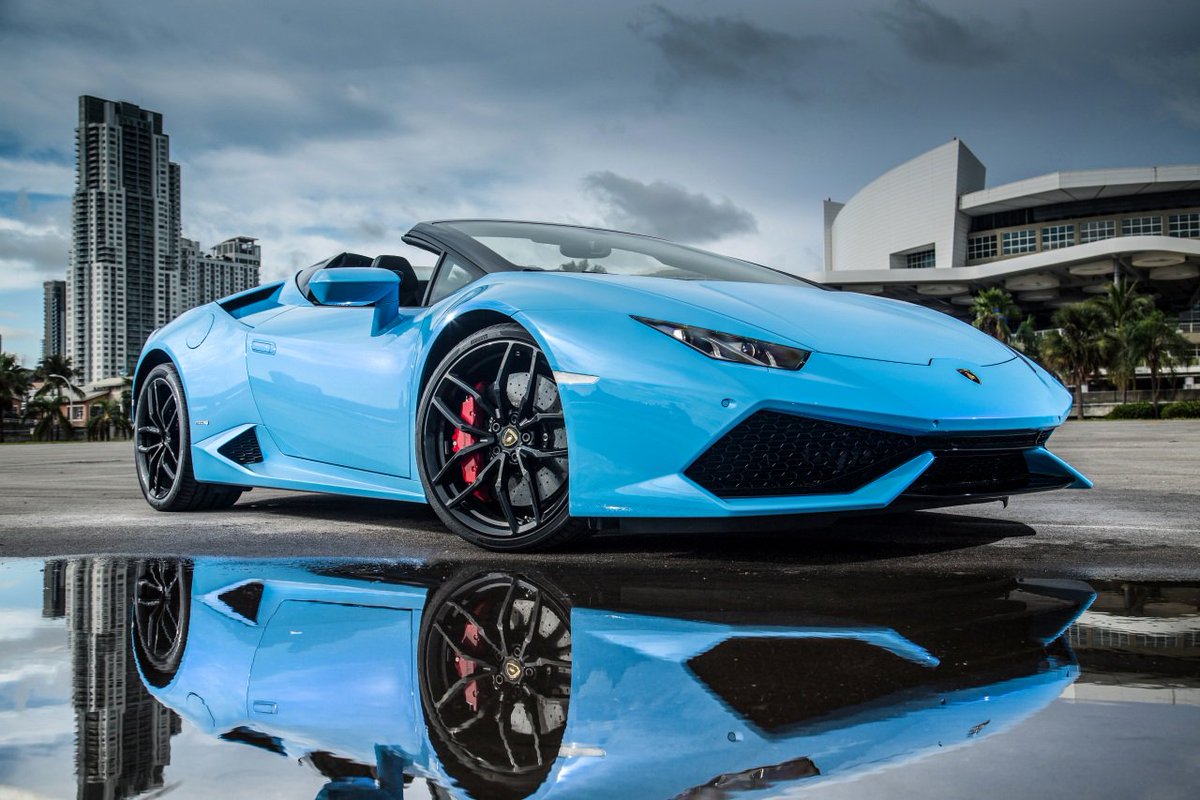 Lamborghini Light Blue Metallic
