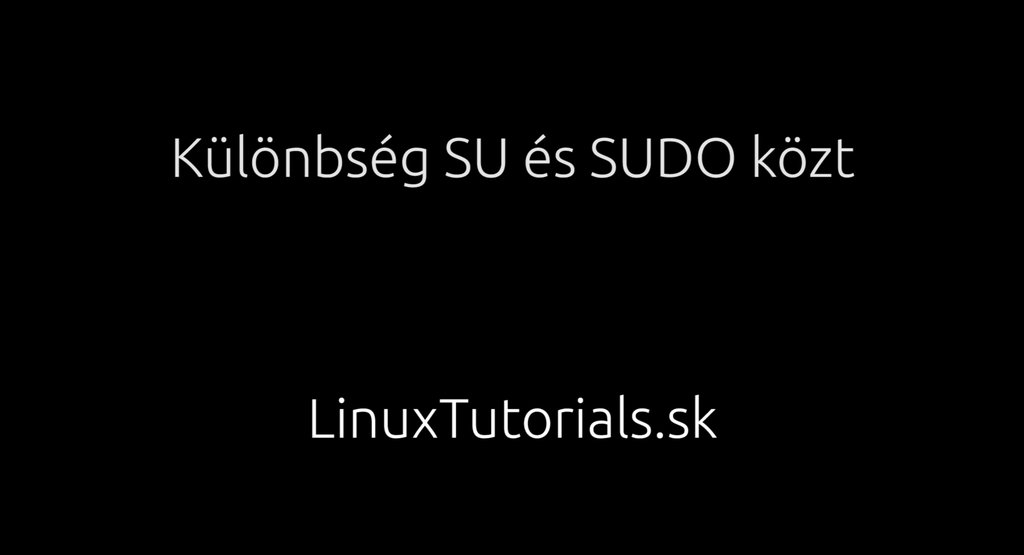 LinuxTutorials_'s tweet image. Különbség SU és SUDO közt linuxtutorials.sk/kulonbseg-su-e…