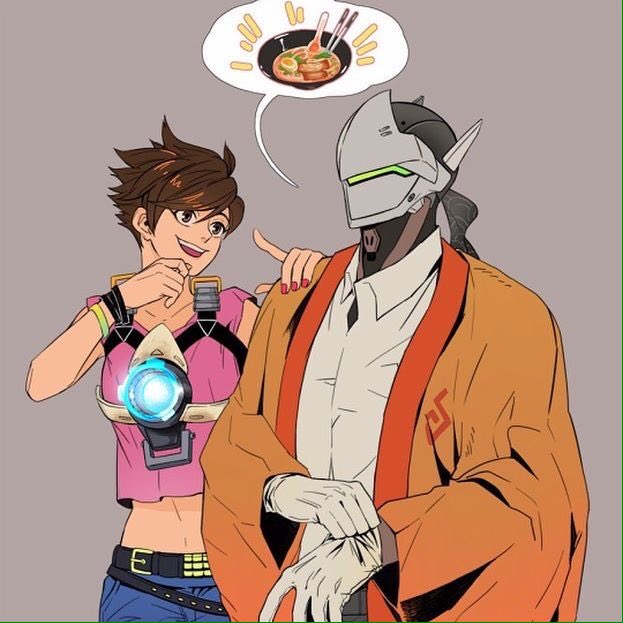 "I like mine and Genji's small conversations"