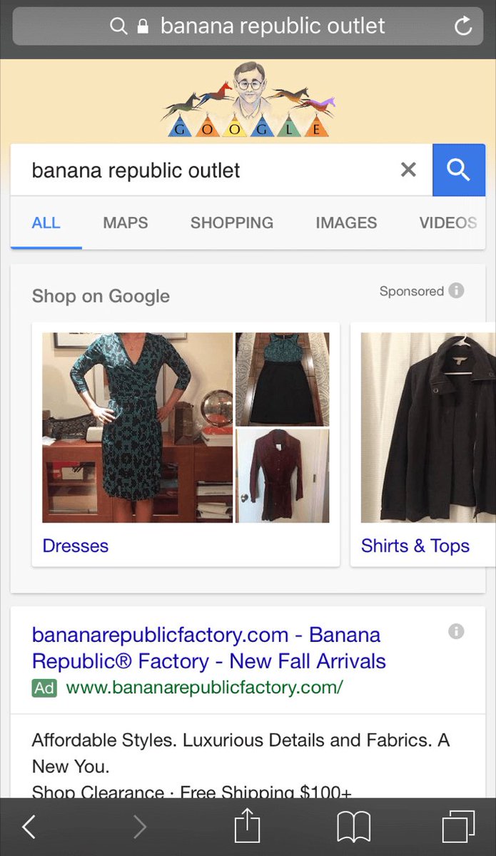 PanMacAus's tweet photo. New take on Showcase Shopping ads? Categories of used items showing for retailer outlet queries

https://t.co/hPlAx9O9sF https://t.co/5eRk4cwQpX