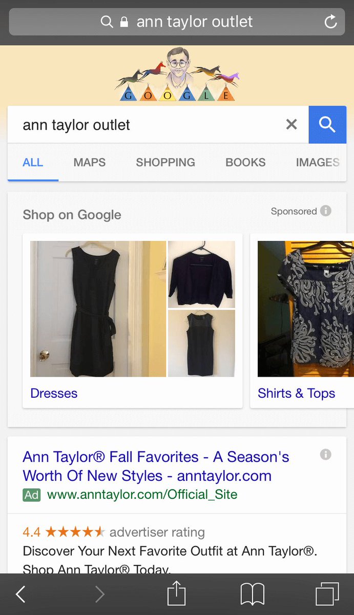 PanMacAus's tweet photo. New take on Showcase Shopping ads? Categories of used items showing for retailer outlet queries

https://t.co/hPlAx9O9sF https://t.co/5eRk4cwQpX