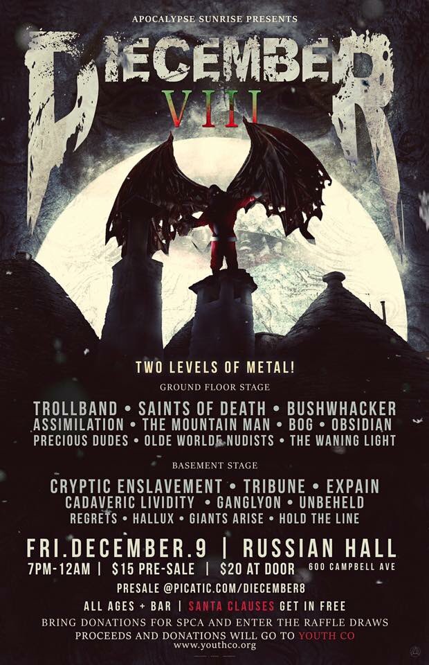 Awesome gig last night at DIECEMBER VII <a href="/ObsidianVancity/">Obsidian</a>