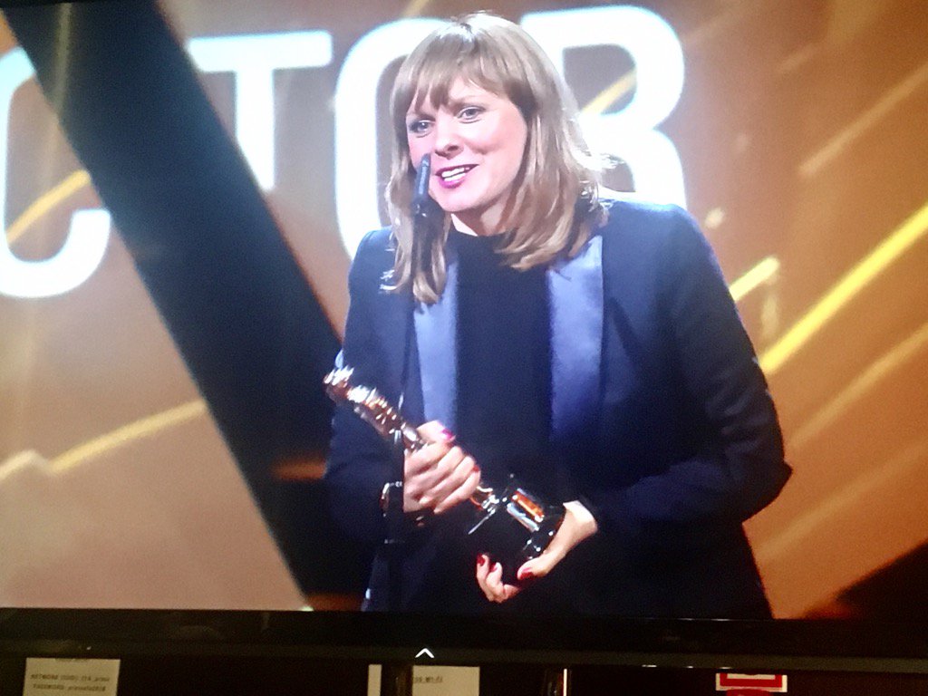 Best European Film director #MarenAde for her film #ToniErdman a the #efa2016