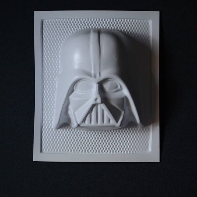LaneyFabLab's tweet image. Laney FabLab  Darth Vader mask made on the #formech vacuum former #laneyfablab #laneycollege