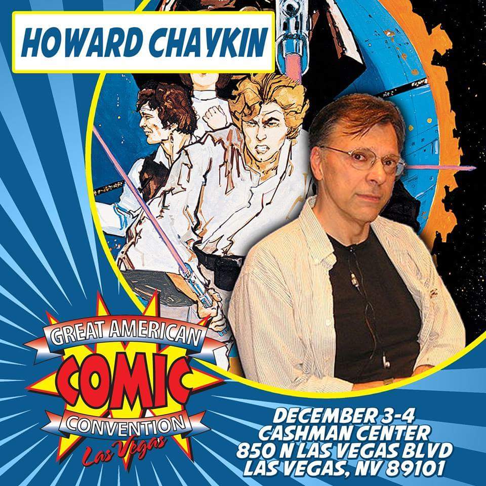 Howard Chaykin is in store at Celestial Comics located in Village Square Las Vegas until 6pm tonight. Stop by and say hi.