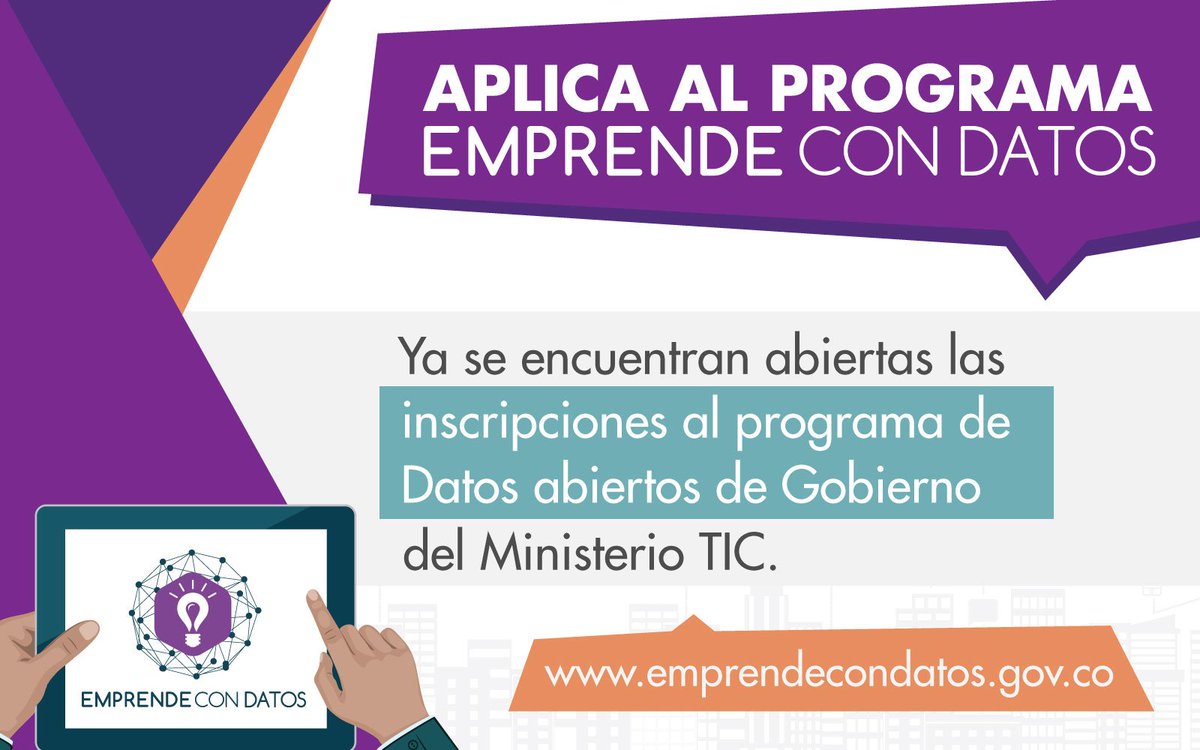 AppsCo's tweet photo. Participa de #EmprendeConDatos ¡Inscripciones abiertas, sin costo! I https://t.co/ARFisTQzuM https://t.co/QqlHcYKkWu