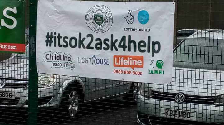 TAMHI2011's tweet photo. #mentalhealth supported #itsok2ask4help Cup @stmalachysobfc https://t.co/6KiMTVnt04