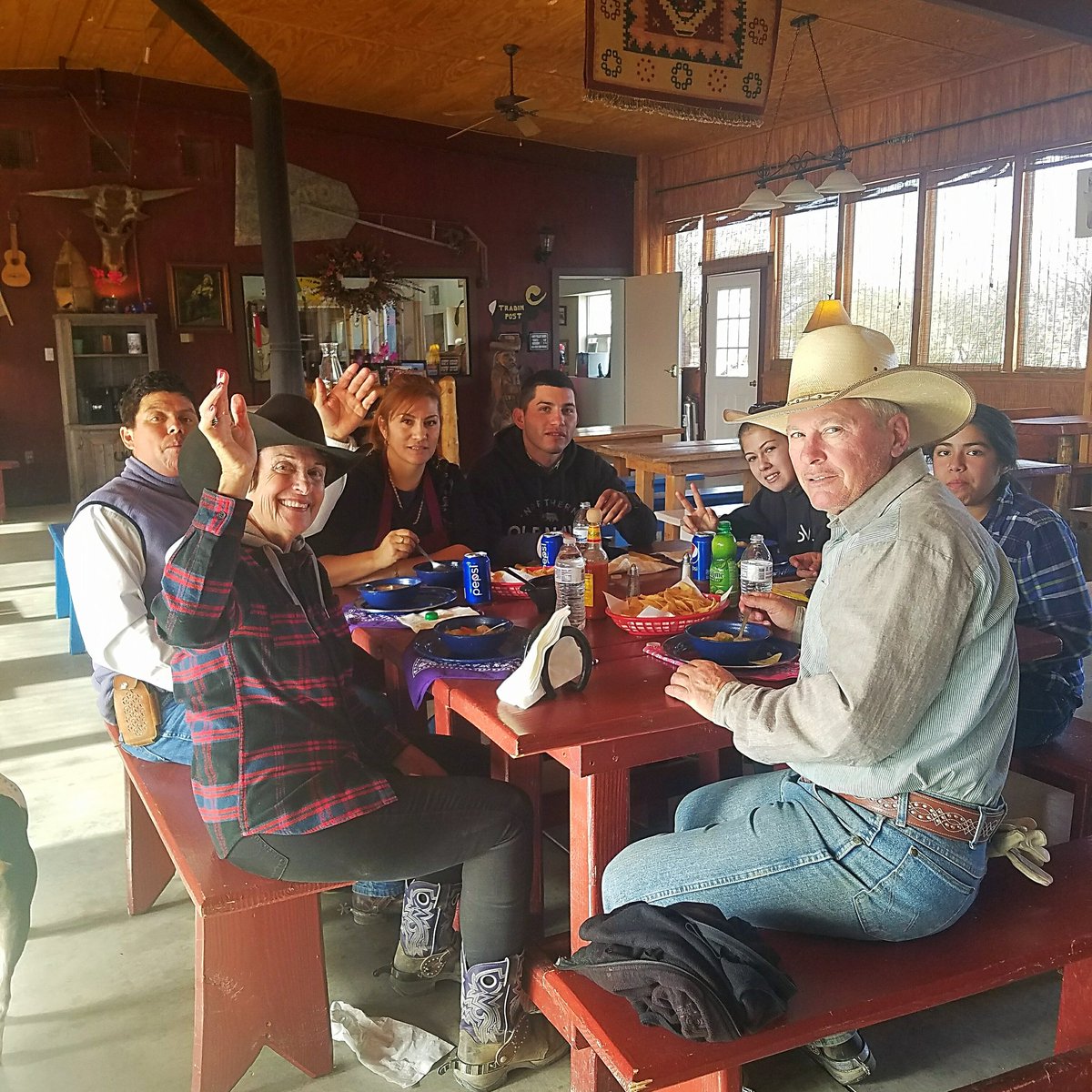 Lunch #SandyValleyRanch style #yeehaw #yummo
