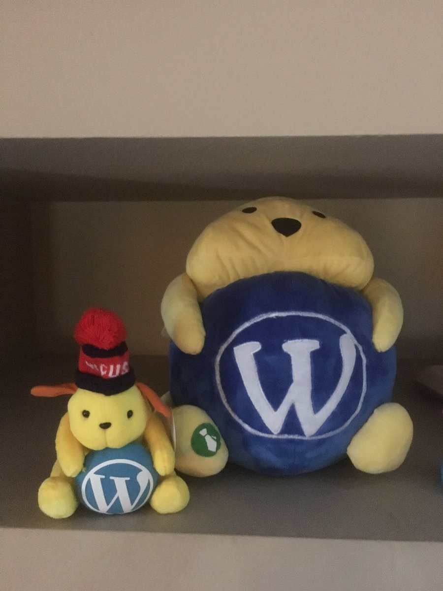 lmelegari's tweet photo. Hey @dimensionmedia - I guess they can procreate! #wapuu #wcus #WordPress https://t.co/DwJhfOLlNR