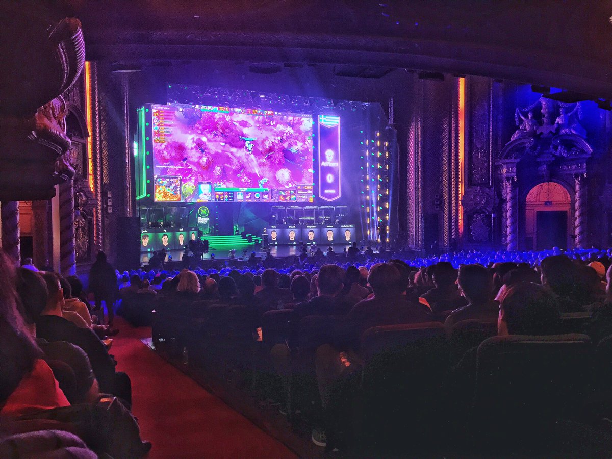 At Boston Major with a full-house at the Wang Theatre! Underdog is not going without a fight! #esports