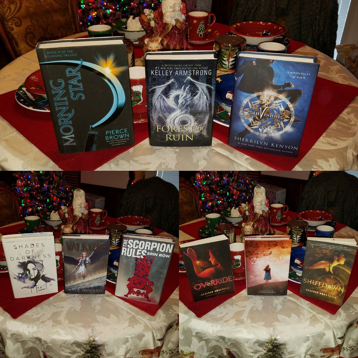 darkangel231988's tweet photo. #BookOutletHaul! #MorningStar #ForestOfRuin #Invision #ShadesOfDarkness #Valkyrie #ScorpionRules #GlitchTrilogy #DustToDust @melissacwalker https://t.co/4n6etyOSLg