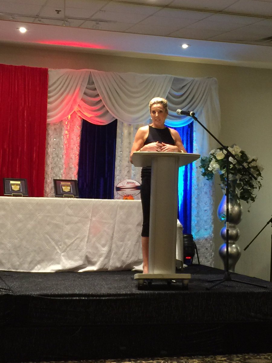 ROViceChair's tweet photo. Julie McGann being inducted as #73 into the @RugbyOntario Hall of Fame tonight https://t.co/eu8t4c4wk3