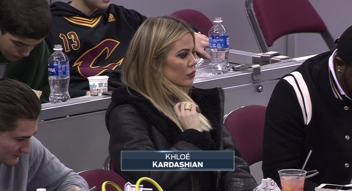 Khloe Kardashian Spotted at the Cavs Game in Cleveland Lipstick Alley