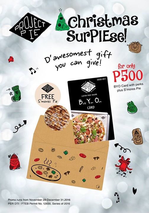 projectpieph's tweet photo. Still going crazy thinking of what to give? Here's your best bet! Get your stash now at any Project Pie Store! 🎄 https://t.co/KrJV4P57tV