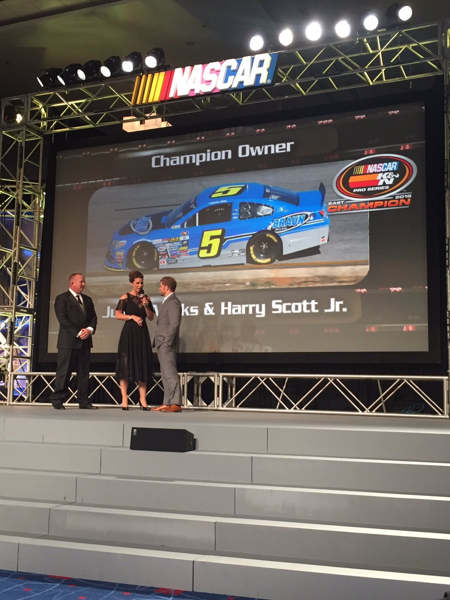 TeamHSMJM's tweet photo. Congrats to our champion owners @harryscottjr and @JustinMarksDG!! #NASCARawards https://t.co/bgvMNUKgTf
