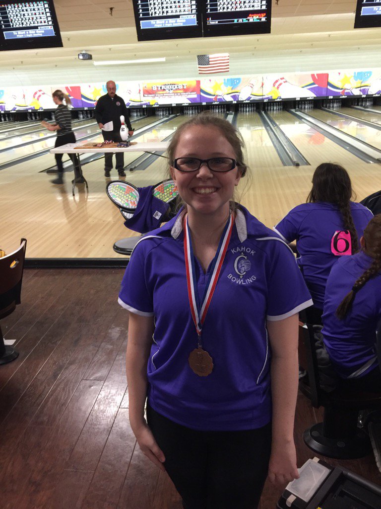 Long day at bowling!!  This girl #1 collinsville bowler.