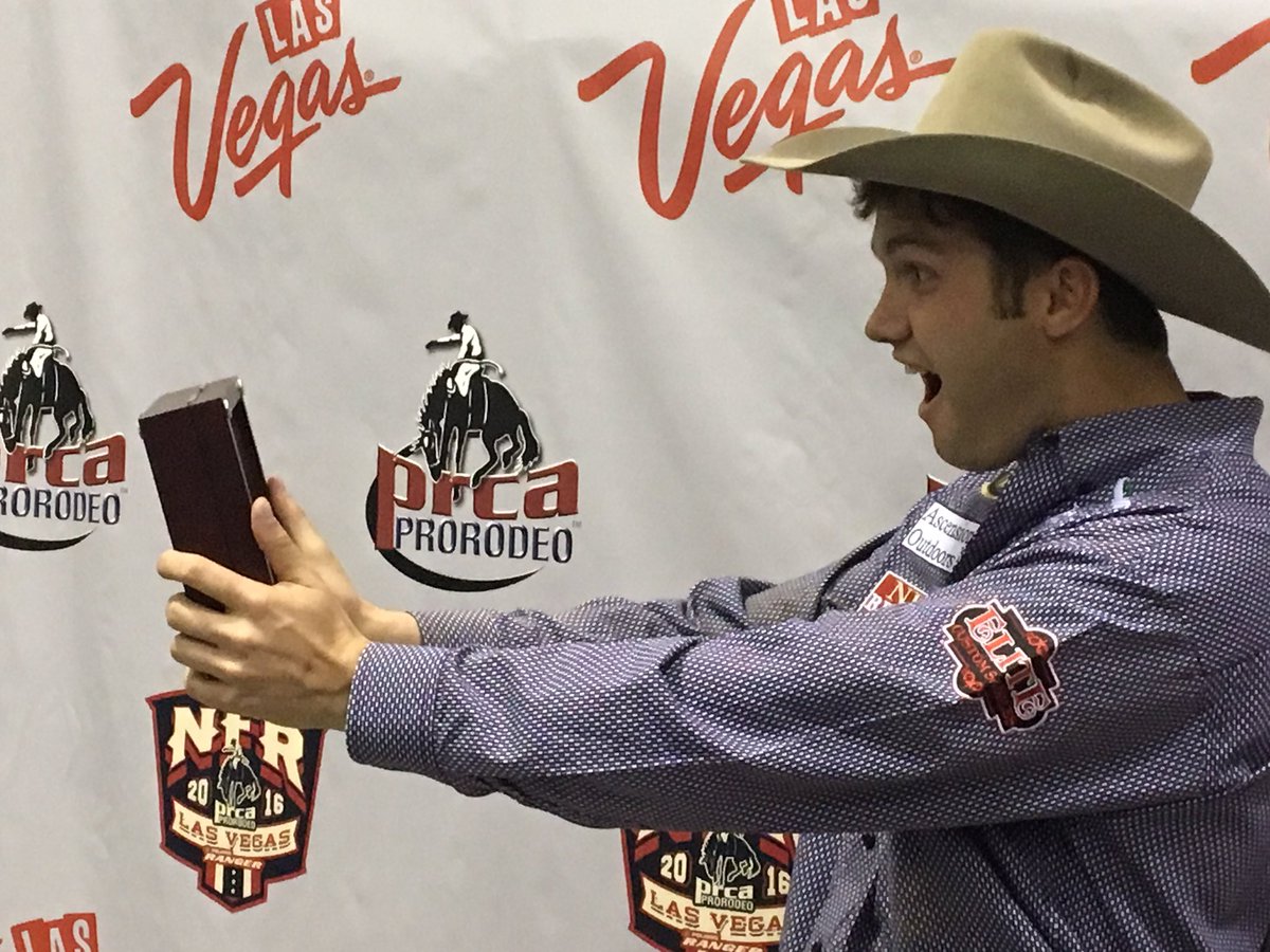 AQHAJournal's tweet photo. Spoiler: He's the steer wrestling world champ! #TylerWaguespack @AQHA @americashorse https://t.co/nLLSsX1mR1