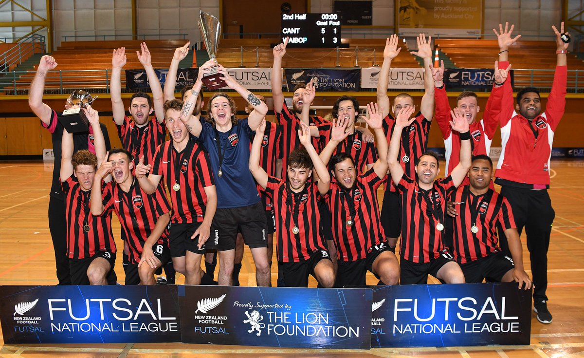 WELL DONE | @CU_Dragons have plenty to celebrate after beating <a href="/WaiBOPFootball/">WaiBOP Football</a> 5-1 in the #FutsalNationalLeague final to become champions!