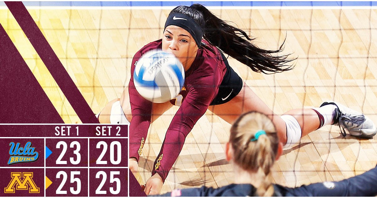 GopherVBall's tweet photo. #Gophers take the second set! https://t.co/1nT940zJvF