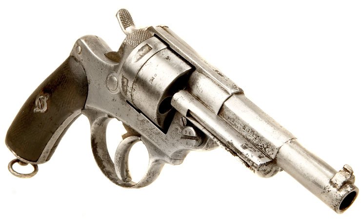 The first double-action #revolver used by the French Army, the MAS 1873 was used well into WWI. #history #firearms #funfact