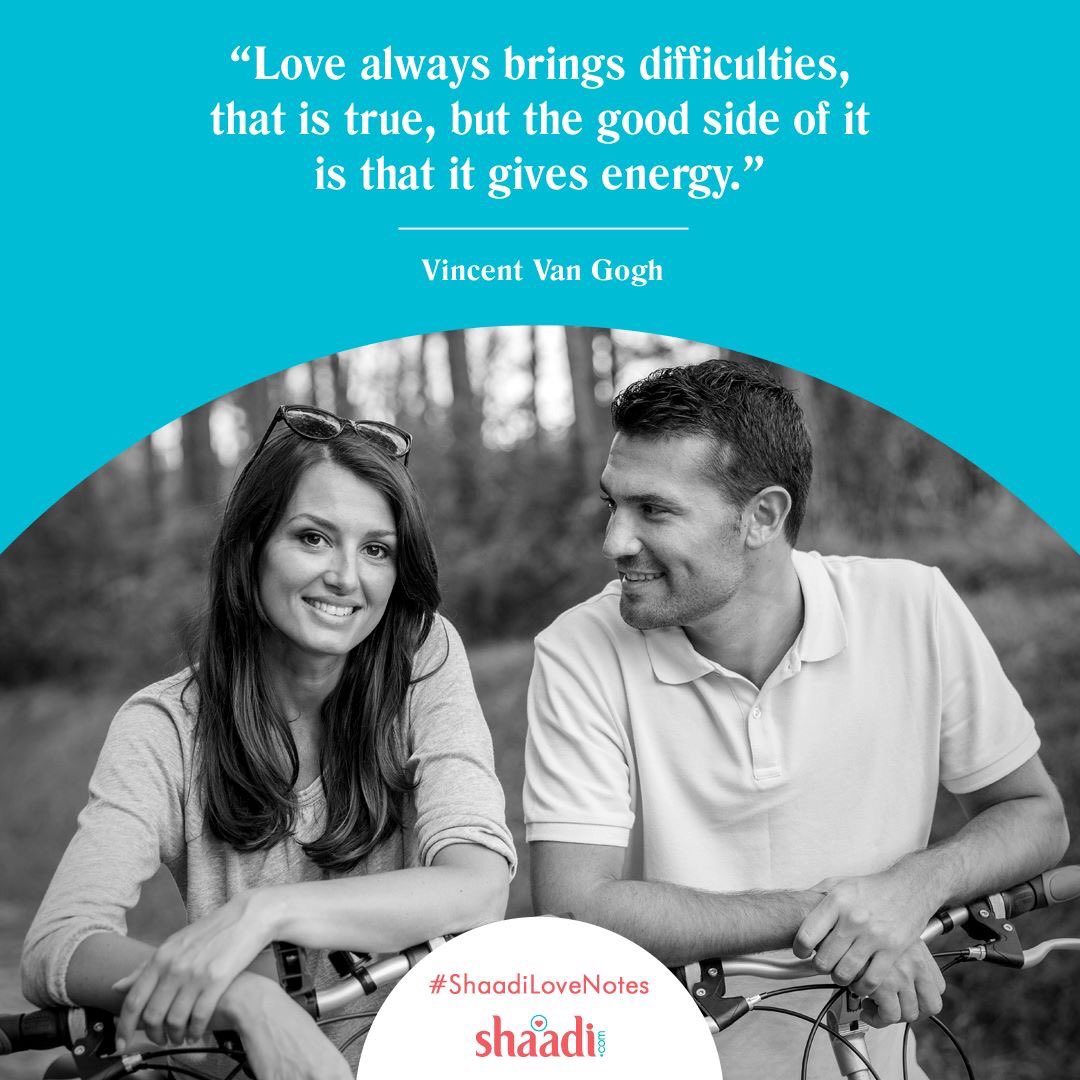 ShaadiDotCom's tweet photo. Love is energetic! ❤️ #ShaadiLoveNotes https://t.co/TEgFUGl5ZG