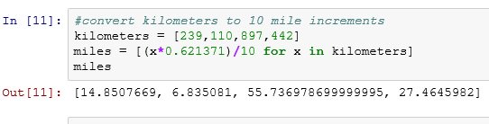 blarson424's tweet photo. quick lesson on python list comprehensions https://t.co/5vVx3MG23o #python #analytics #DataScience #programming https://t.co/LX5G972DxC