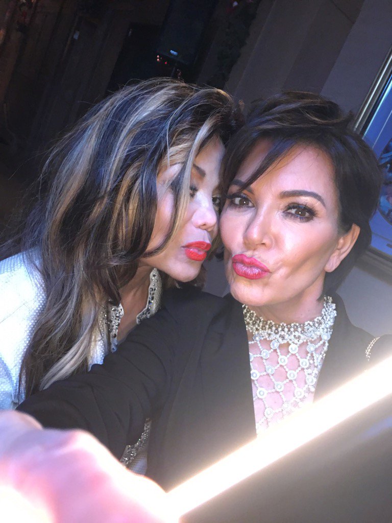 latoyajackson's tweet photo. Just having fun with @KrisJenner tonight! Always #fun times during the #holidays! https://t.co/rtHxeL6ofT