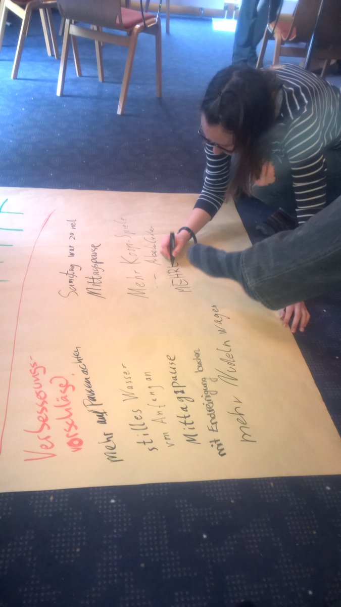 Feedbackrunde beim #LütjenSEEminar #1megaWochenende #1megaSocken #tiefrotesWochenende #jusosinaction <a href="/scrouseey/">Swantje</a>