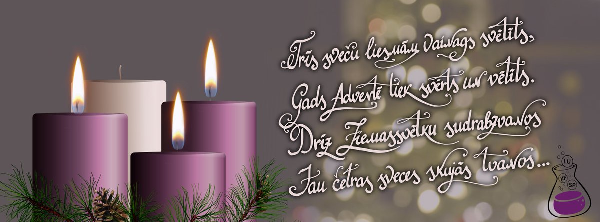 Sveiciens visiem trešajā adventē! 
Ziemassvētki vairs nav aiz kalniem, palikušas vēl pāris nedēļas.